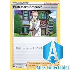 Professor's Research - 178/202 - Rare Non-Holo Theme Deck Exclusive